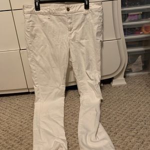 american eagle white jeans